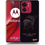 Picasee silikonové Motorola Edge 40 - You are not alone černé – Sleviste.cz