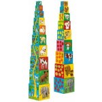 Djeco skládací kostky pyramida Moji kamarádi – Zboží Mobilmania