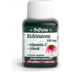 MedPharma Echinacea 100 mg + vit.C + zinek 37 tablet – Hledejceny.cz