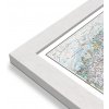 Nástěnné mapy National Geographic Itálie - nástěnná mapa Classic 60 x 85 cm Varianta: mapa v dřevěném rámu, Provedení: Pegi bílý