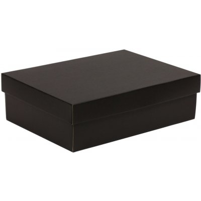 Dárková krabička s víkem 350x250x100 mm, černá – Zboží Dáma