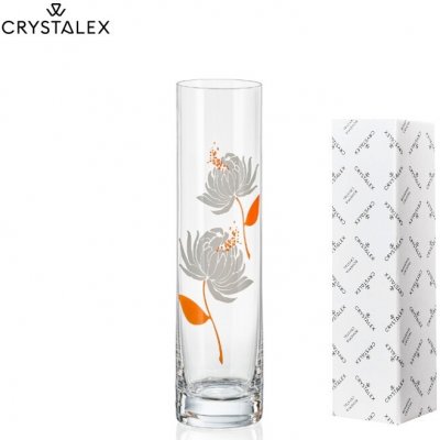 Skleněná váza Crystalex 24 cm válec - Wildflower Whisper – Hledejceny.cz