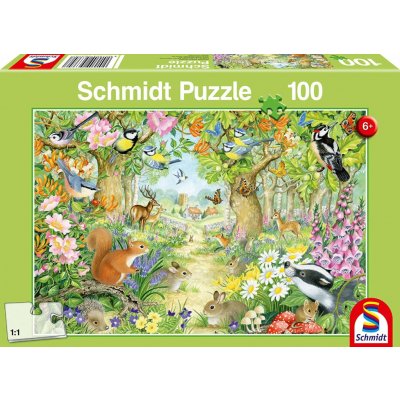 SCHMIDT V lese 100 dílků – Zboží Dáma