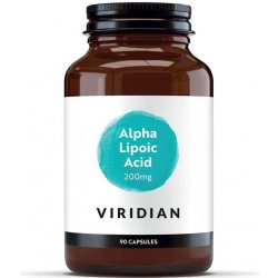Viridian Alpha Lipoic Acid 200 mg 90 kapslí