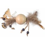 Magic Cat Wooden Toy kulička s pírky mix - 16 cm – Hledejceny.cz
