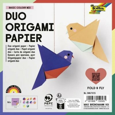 Duo Origami papiry15 x 15 cm 80 g 50 ks – Hledejceny.cz