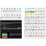 Pianonova Piano Keyboard Stickers for 88/61/54/49/37 Keys Noty – Sleviste.cz