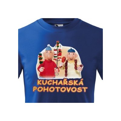 Tričko Pat a Mat Kuchařská pohotovost modrá – Sleviste.cz