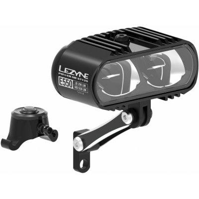 Lezyne Ebike Power HB STVZO E550 Black Přední – Zboží Dáma
