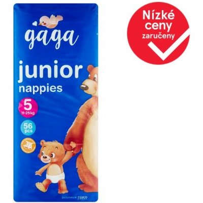 Tesco Gaga 5 Junior 11-25 kg 56 ks od 240 Kč - Heureka.cz