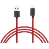 usb kabel Xiaomi SJV4110GL Mi Braided USB Type-C, 100cm, červený