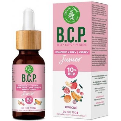 C.B.D. konopné kapky s BCP a ovoc.příchutí Junior 30 ml – Sleviste.cz