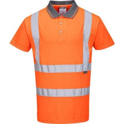 Portwest Reflexní polokošile s krátkým rukávem Ris Hi-Vis oranžová 91591