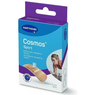 Cosmos Na sport náplast na rány flexibilní 20 ks – Zboží Mobilmania