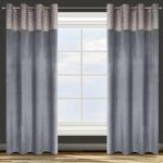 Design 91 ZATEMŇOVACÍ ZÁVĚS NA KROUŽCÍCH AGNES 140X250 CM GRAFITOVÁ – Hledejceny.cz
