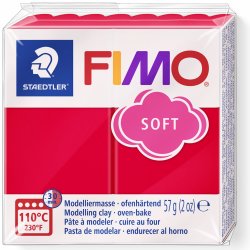 FIMO Staedtler soft červená 57 g