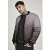 Pánská bunda Urban Classics Gradient bomber jacket blk/gry