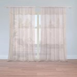 Sablio Záclony Rose gold: 2ks 150x250cm – Hledejceny.cz