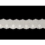 Bavlněná madeira - štykování šíře 40 mm Varianta: Off White, Balení: 1 m – Zboží Dáma