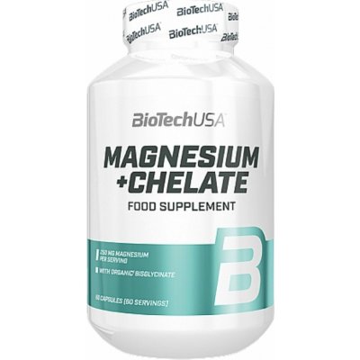 BioTech Magnesium + Chelate 60 kapslí – Hledejceny.cz