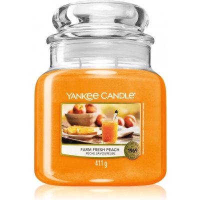 Yankee Candle Classic Farm Fresh Peach 411 g – Hledejceny.cz