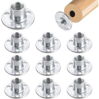 T-drážková matice s otvorem, 3 otvory T matice, T-matice s plochým otvorem M8, T matice z uhlíkové – Sleviste.cz