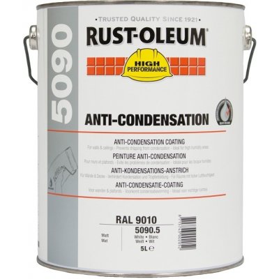 Rust-Oleum Antikondenzační nátěr 5090 Anti-Condensation Bílá (RAL9010 White), 20 L – Hledejceny.cz
