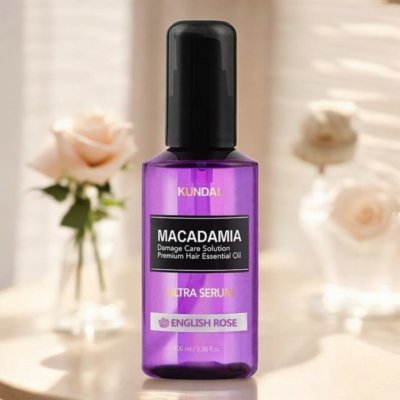 Kundal Macadamia Ultra Serum Vlasové sérum English Rose 100 ml – Hledejceny.cz