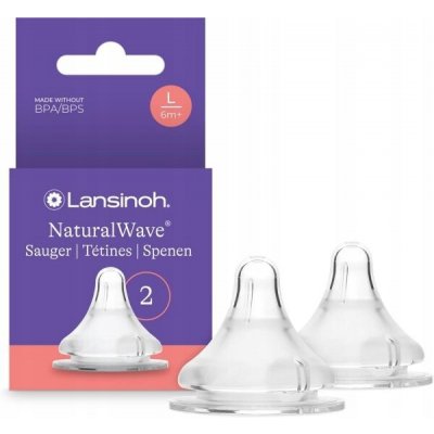Lansinoh savička NaturalWave rychlý průtok 2 ks transparentní – Hledejceny.cz