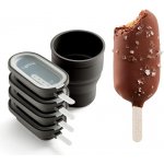 Lékué Sada silikonových forem na přípravu zmrzliny v čokoládě Lékué Classic Creamy – Zboží Dáma