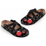 FORcare obuv zdravotní 101055 černá potisk berušky – Hledejceny.cz