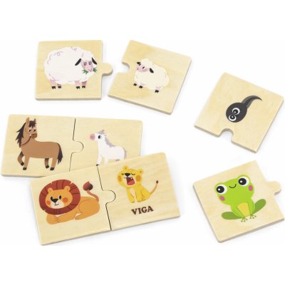 Viga puzzle maminka a miminko – Hledejceny.cz