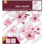 Crearreda Samolepicí dekorace WA M Cherry Blossom 54327 Kvetoucí třešňová větev 2 archy 31x31 cm – Sleviste.cz