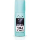 Barva na vlasy L'Oréal Magic Retouch Instant Root Concealer Spray vlasový korektor šedin a odrostů 01 Black 75 ml