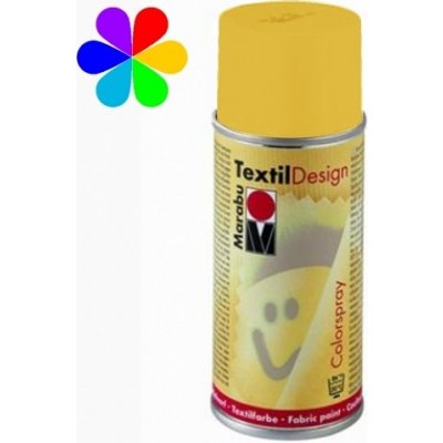 TextilDesign spray 021 žlutý střední