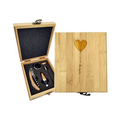 Sablio Dárková sada na víno I love you: 147×168×49 mm – Hledejceny.cz
