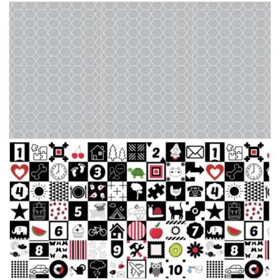 Bocioland Skládací pěnová podložka oboustranná Plaster – Zboží Dáma