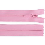Prima-obchod Spirálový zip skrytý No 5 délka 60 cm pevný, barva 134 růžová dětská světlá – Hledejceny.cz