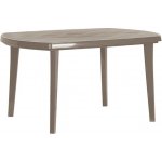 KETER Elise Stůl zahradní 137 x 90 cm cappuccino – Zboží Mobilmania