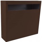 DOLS A-050 RAL8017 - tělo poštovní schránky pro sendvičovou montáž, hnědé – Hledejceny.cz