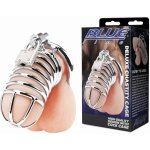 C&B Chastity Cage Ocelový pás cudnosti klec na penis Blue Line Gear Deluxe – Zboží Mobilmania