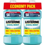 Listerine Cool Mint 2 x 600 ml – Sleviste.cz