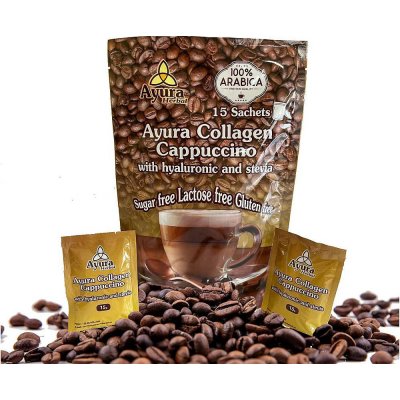 Ayura Cappuccino s Kolagenem 15 x 15 g – Zboží Mobilmania
