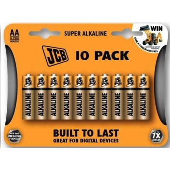 JCB Super Alkaline AA 10ks JCB-LR06-10B