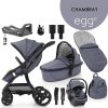 Kočárek BabyStyle Egg2 set 9 v 1 Chambray 2022