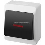Famatel 5341-01 GALATEA podsvětlený č.6So bílá / kolébka černá – Hledejceny.cz