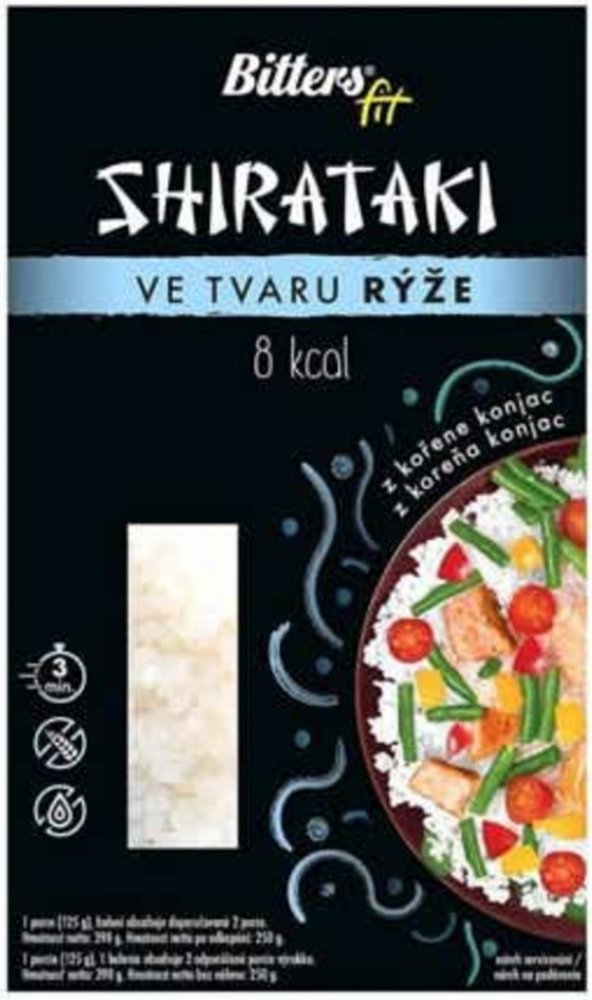 Bitters Fit shirataki ve tvaru rýže 390 g | Srovnanicen.cz