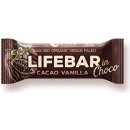 Lifefood Lifebar InChoco kakaové boby s vanilkou 40 g Bio