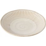 MIJ Talíř na tapas RIDGED ALABASTER 16 cm béžová keramika – Zboží Mobilmania
