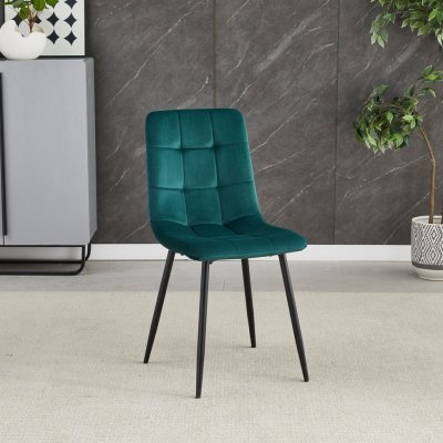 Autronic CT-281 GRN4 zelená sametová látka nohy černý kov – Zboží Dáma